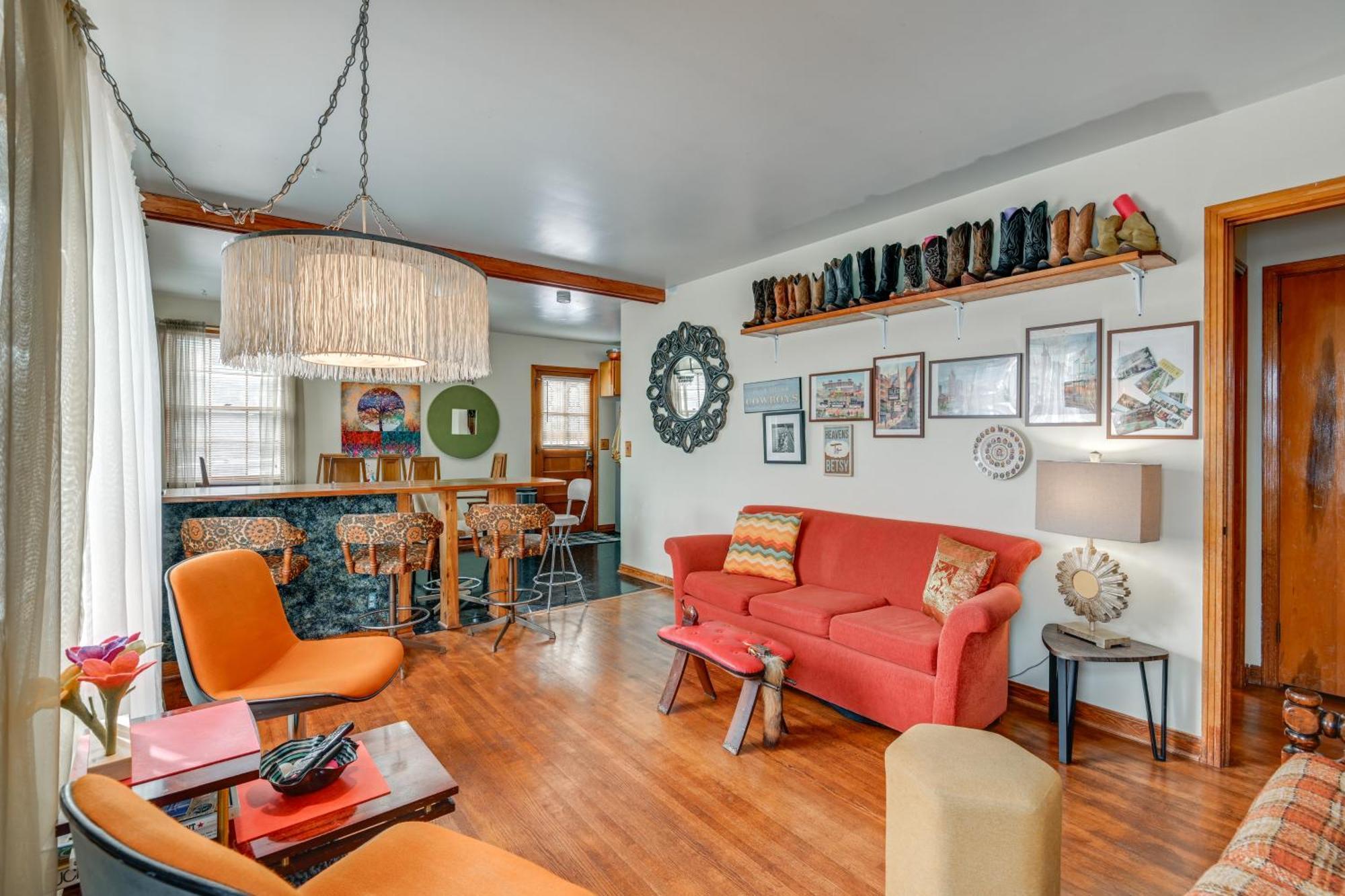 6 Mi To Downtown 70S-Themed Home In Nashville! Esterno foto